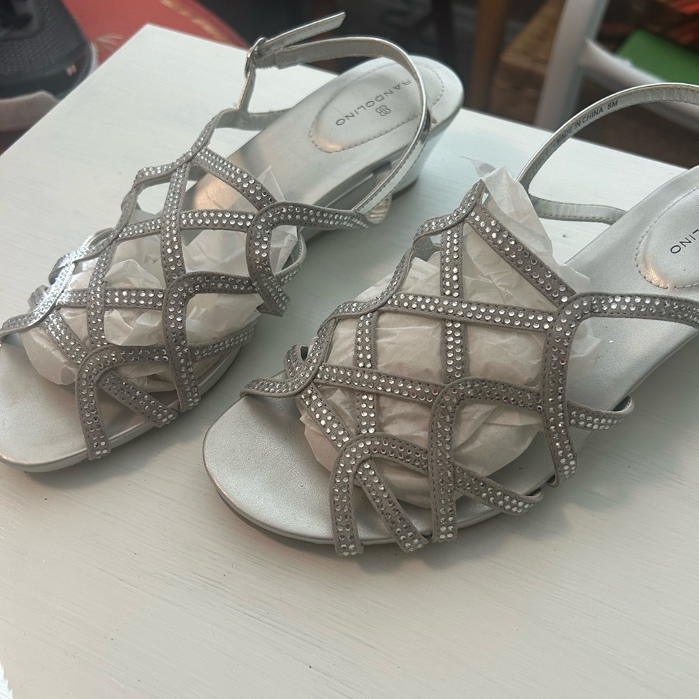 Bandolino Women's Sandals in Sparkling Silver